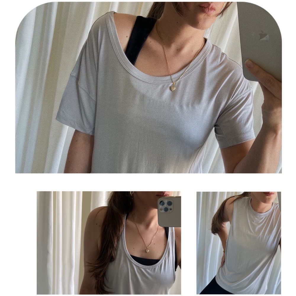 3pcs Daily Workout Tops — Silver